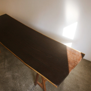 wt03. wenge woodslab table