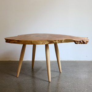 zelkova woodslab low table