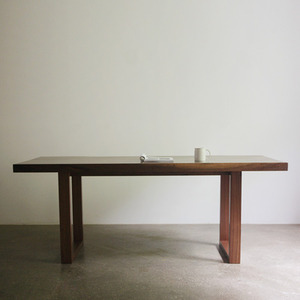 walnut wood slab table